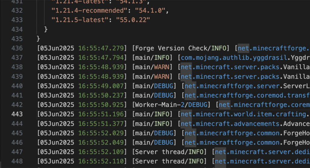 Logファイル