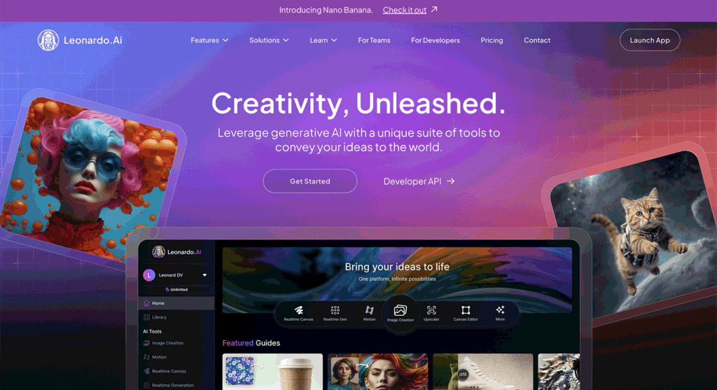 Leonardo.Aiの公式サイト